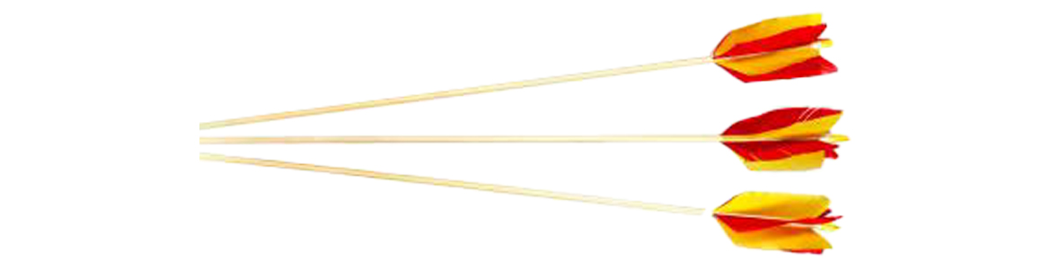 Fertiger Holzpfeil Flu Flu