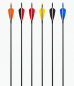 Preview: Fertigpfeile Shikobei Black Line Vanes 6.2mm