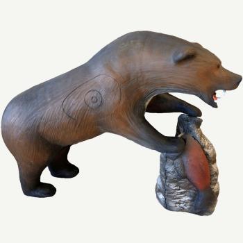 Leitold Grizzlybär mit Beute Lachs