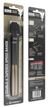 King Rat Slingshot Brown/Black Double-X Tapered Replacement Strap