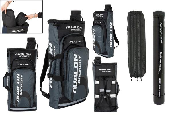 Avalon Classic Recurve Rucksack mit Pfeilröhre