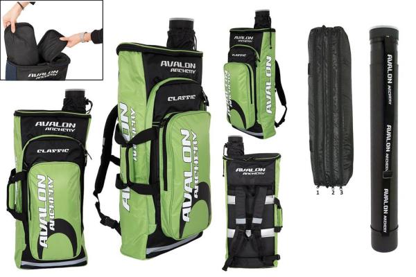 Avalon Classic Recurve Rucksack mit Pfeilröhre