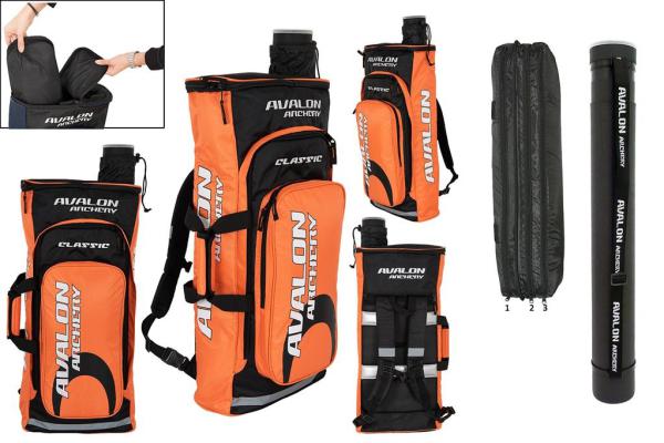 Avalon Classic Recurve Rucksack mit Pfeilröhre