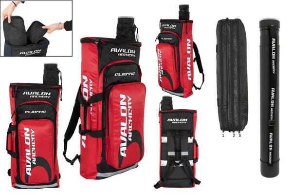 Avalon Classic Recurve Rucksack mit Pfeilröhre