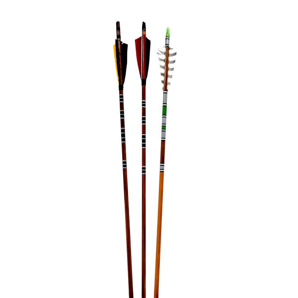 Custom Spruce Wood Arrow 5/16 with 40gn Adapter